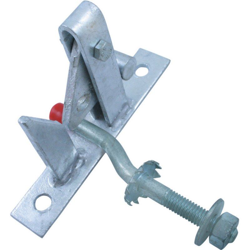 A PERRY NO 502 GALVANISED SELF LOCKING AUTO GATE CATCH & STRIKER PIN PREPACKED 502-PP0000GV