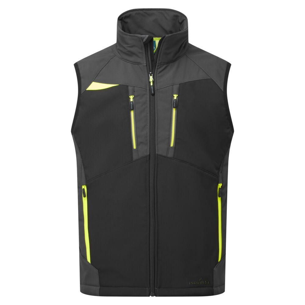 DX4 Softshell Gilet (3L), L, R, Metal Grey