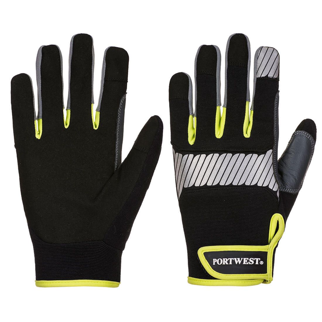 PW3 General Utility Glove, L, , Black/Yellow
