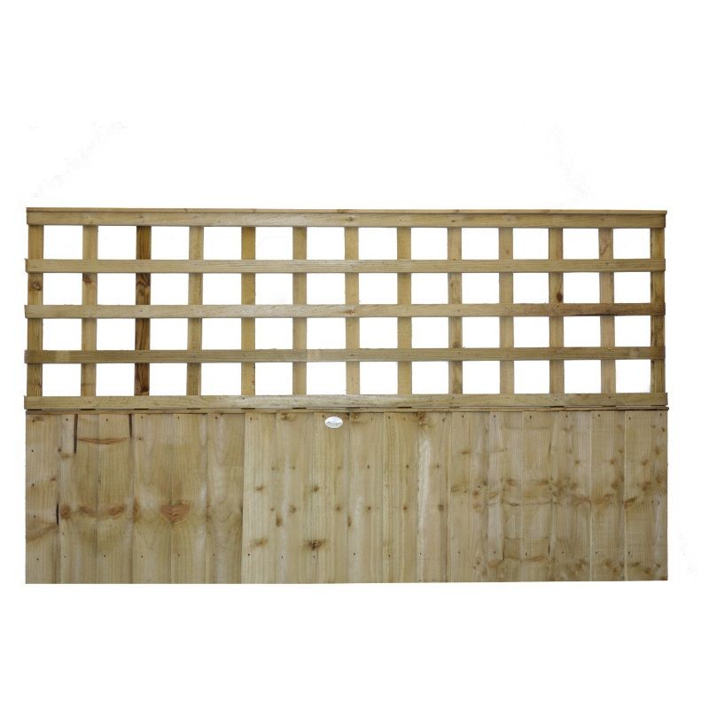 TAFS SALOP SQUARE TRELLIS PANEL 6 x 2' PT GREEN P2TT