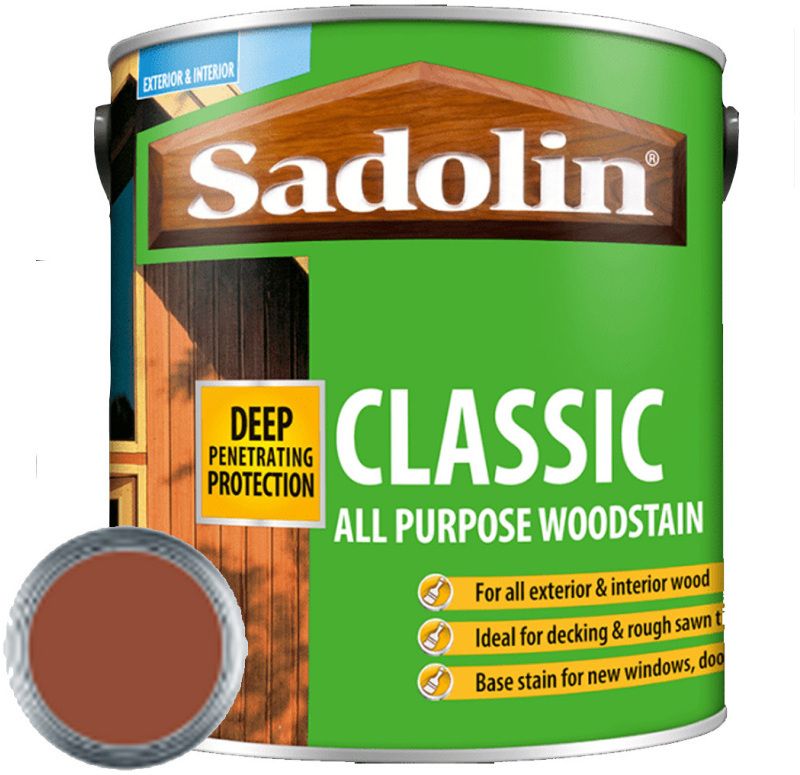 SADOLIN CLASSIC WOODSTAIN 2.5l REDWOOD 5012897