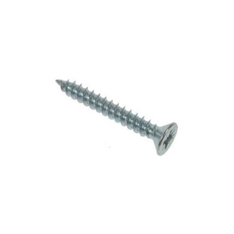 SUPASCREWS BZP 10 x 1" POZI TWINTHREAD CSK WOOD SCREWS CLAM 200 S9FHZ101