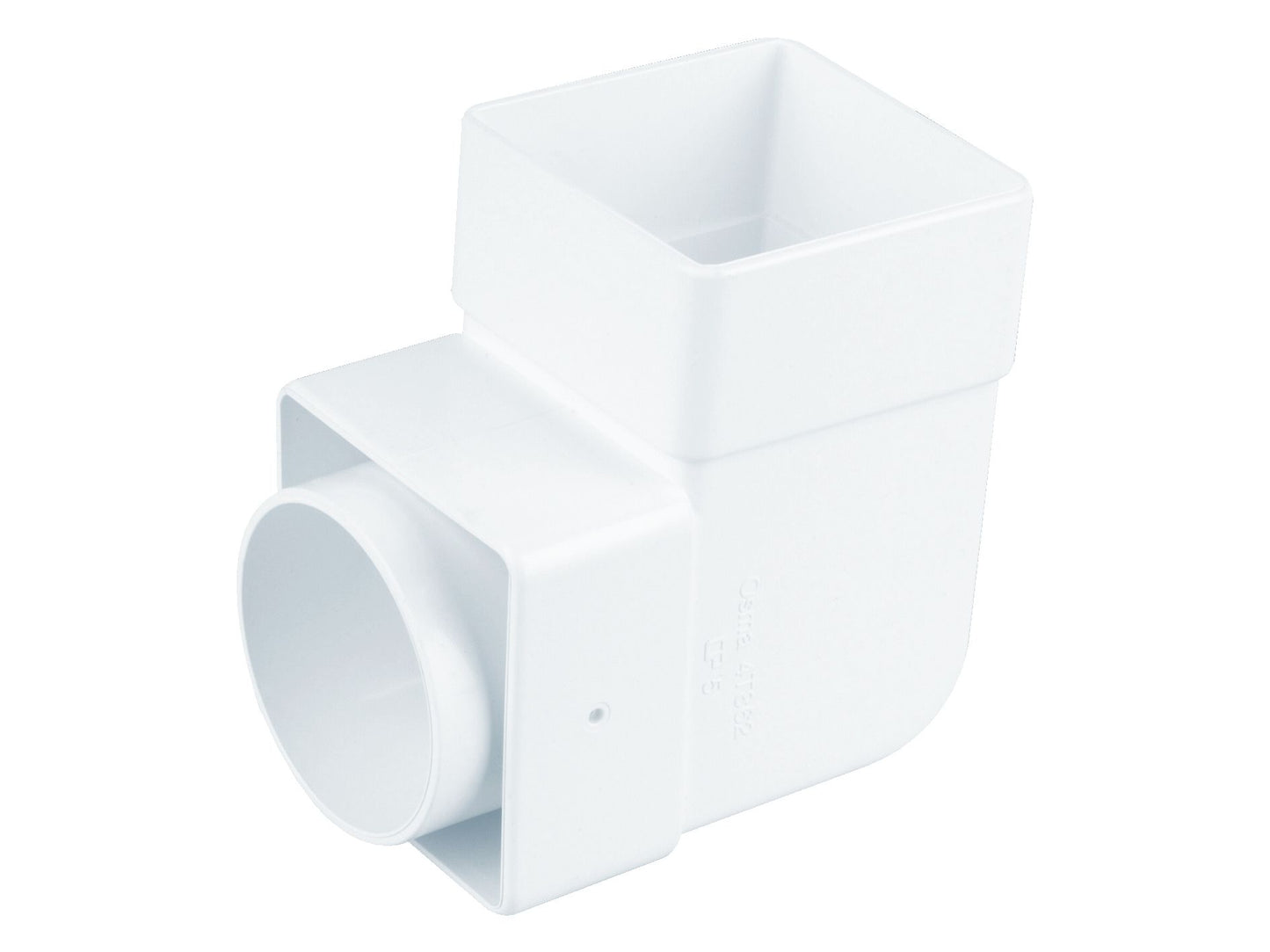 OSMASQUARELINE 4T862 PVCU BEND 90deg 61mm 4T862W WHITE