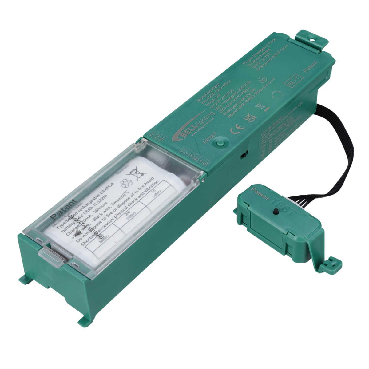 Bell Dura V2 Self Test Plug In Emergency Pack