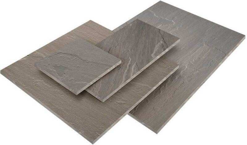 GLOBAL STONE FUSION SAWN EDGE SANDSTONE PROJECT PACK 19.52m2 COUNTRY GREEN FCGNSP195218