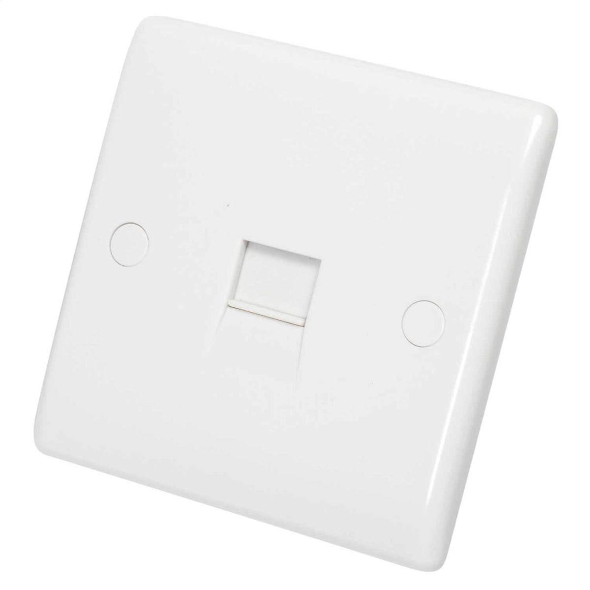BG 1 Gang RJ11 Data Socket White