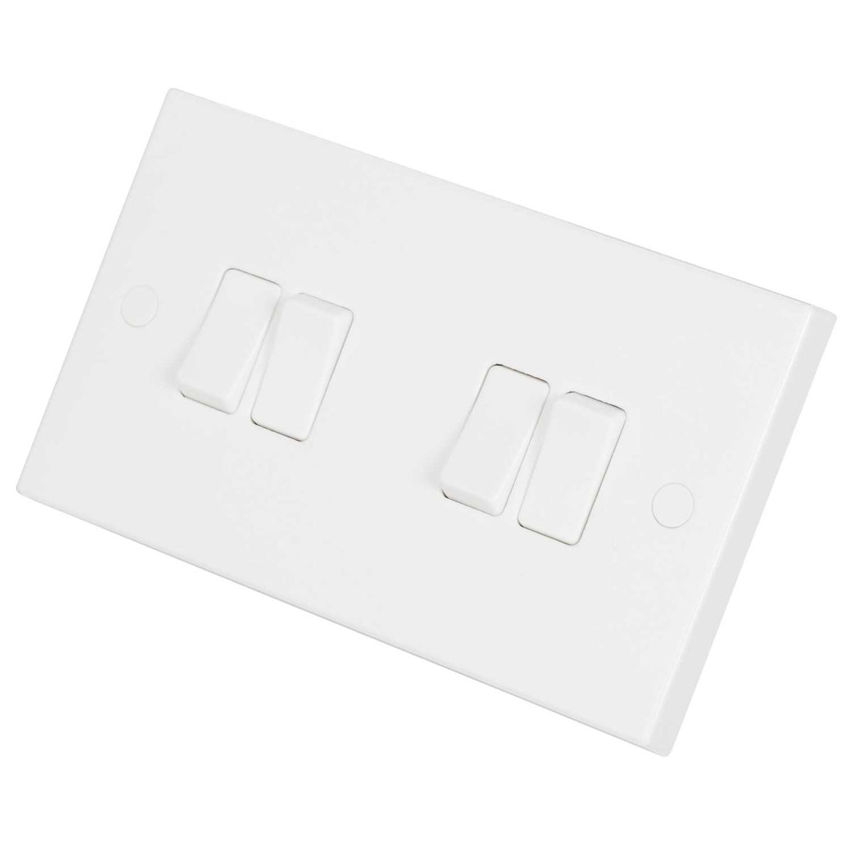 BG 900 Series 10A 4 Gang 2 Way Light Switch White