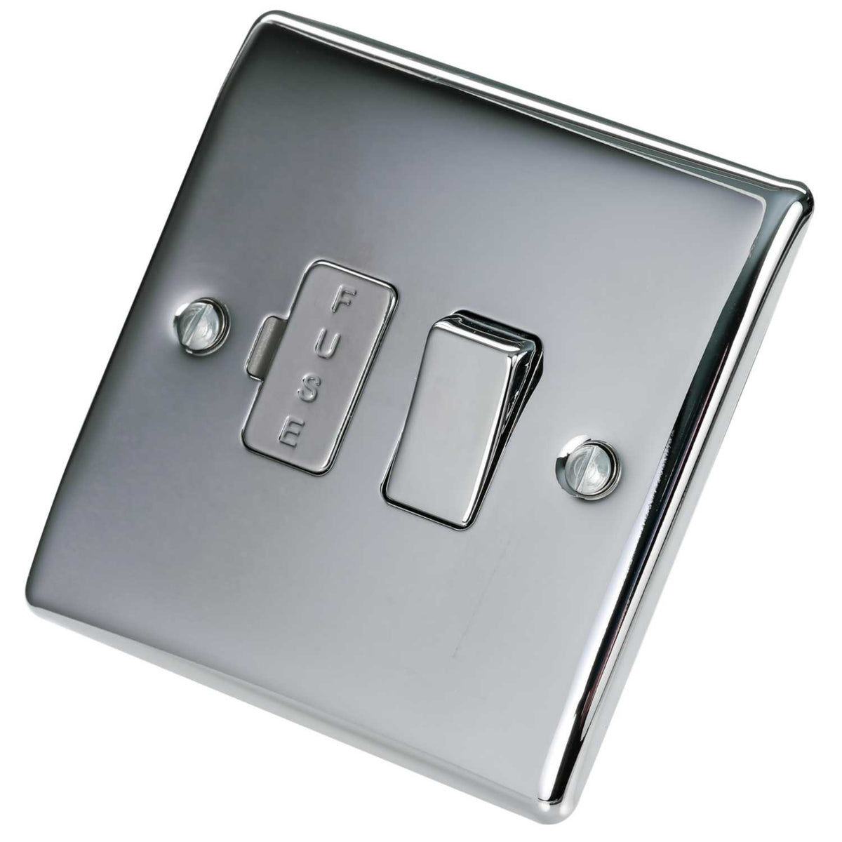 BG 13A Switched Fused Spur Polished Chrome