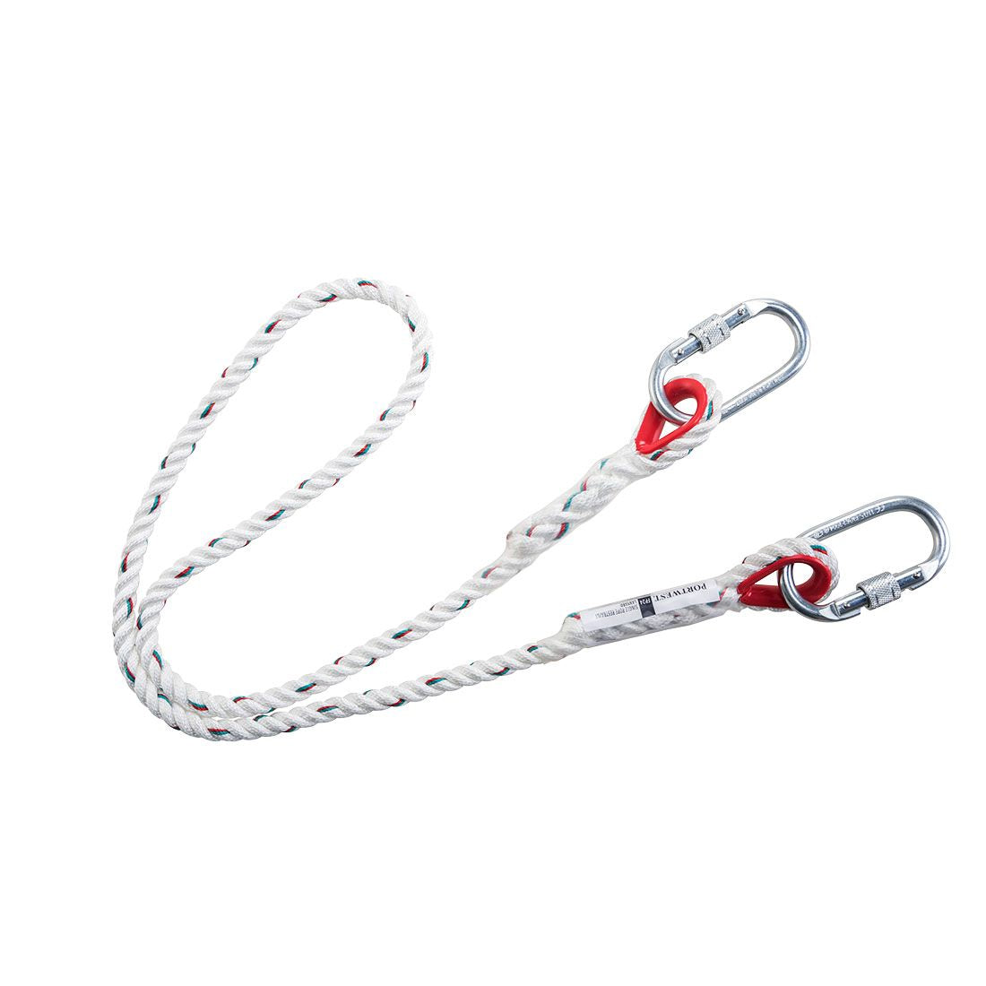 Single Rope 1.5m Restraint Lanyard, , R, White
