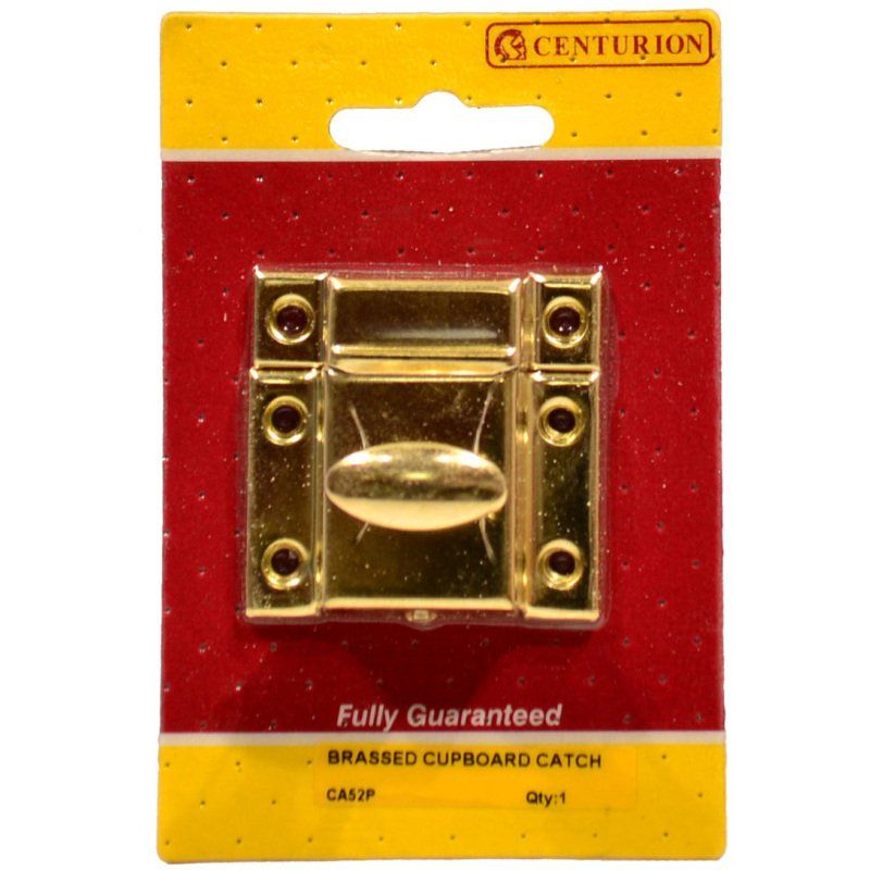 CENTURION CA52P ELECTRO BRASSED 55mm CUPBOARD CATCH