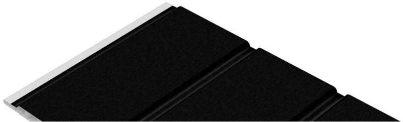 FREEFOAM HOLLOW SOFFIT 5m x 300mm WOODGRAIN BLACK F112WGB