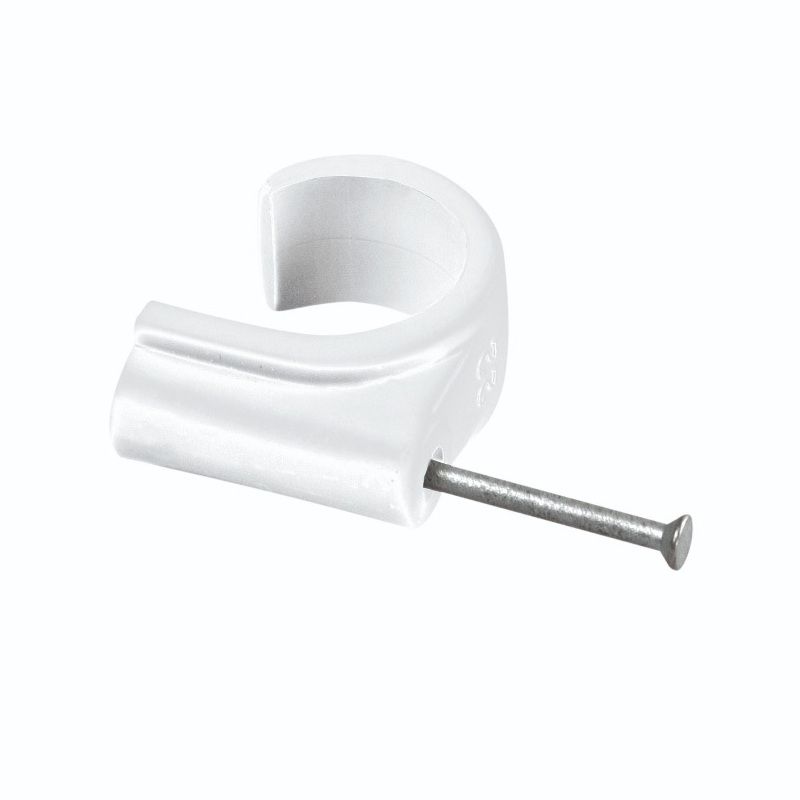 HEP2O NEW PIPE CLIP CABLE TYPE 10mm WHITE HX65/10W