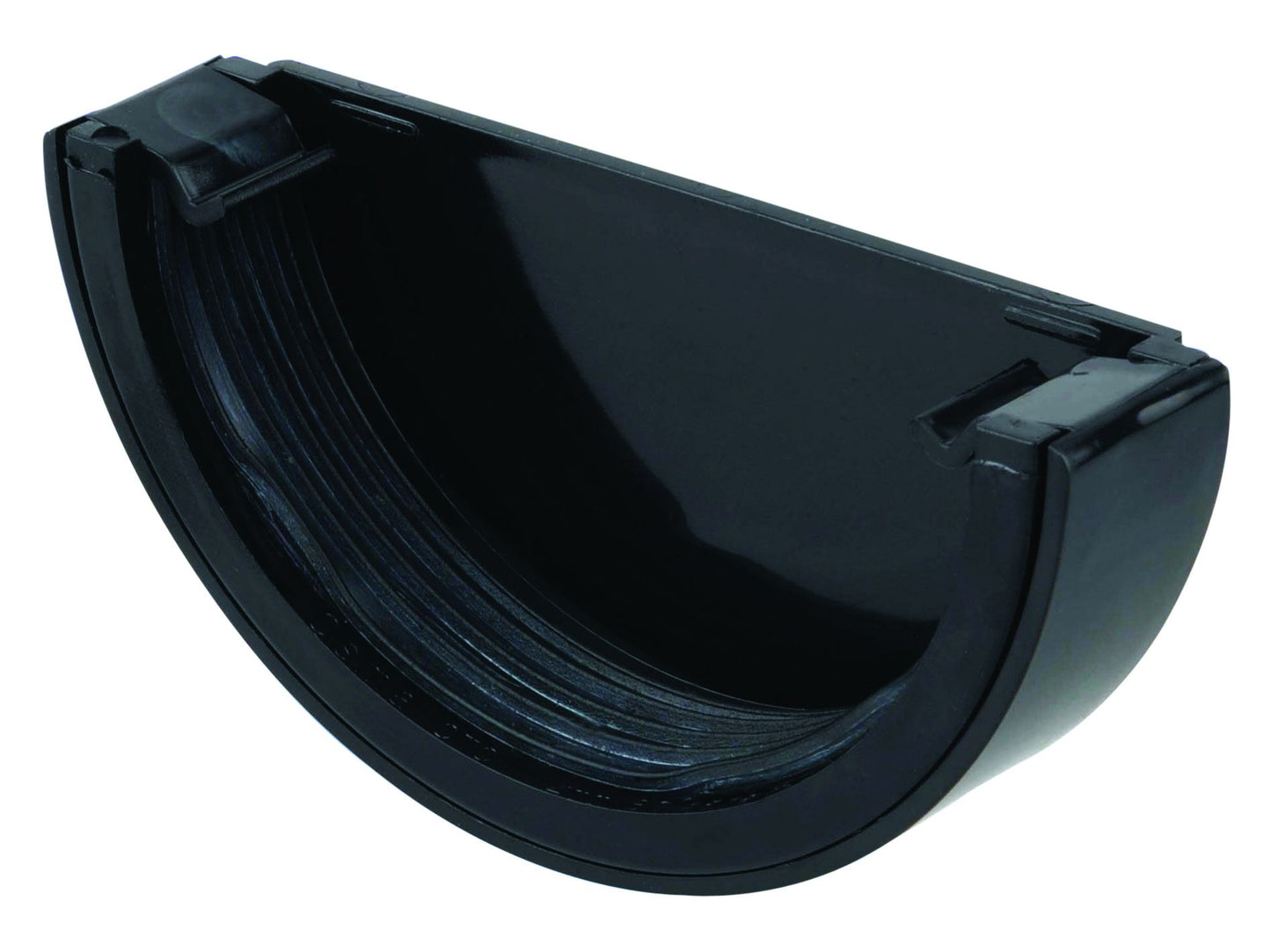 OSMA 0T011 ROUND PVCU STOPEND EXTERNAL 112mm 0T011B BLACK