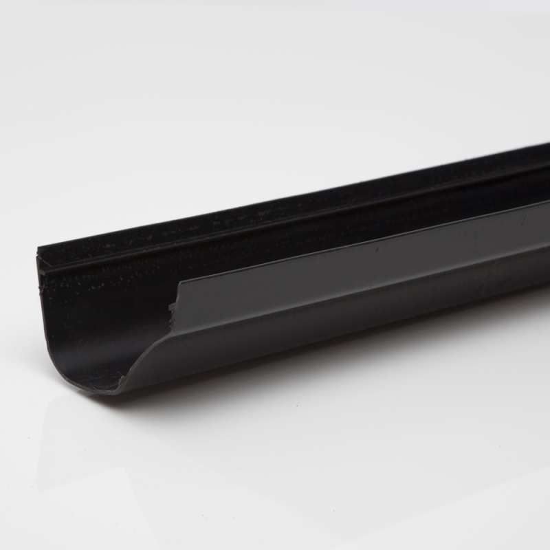 RAINWATER OGEE GUTTER 130mm x 2m ROG00B BLACK