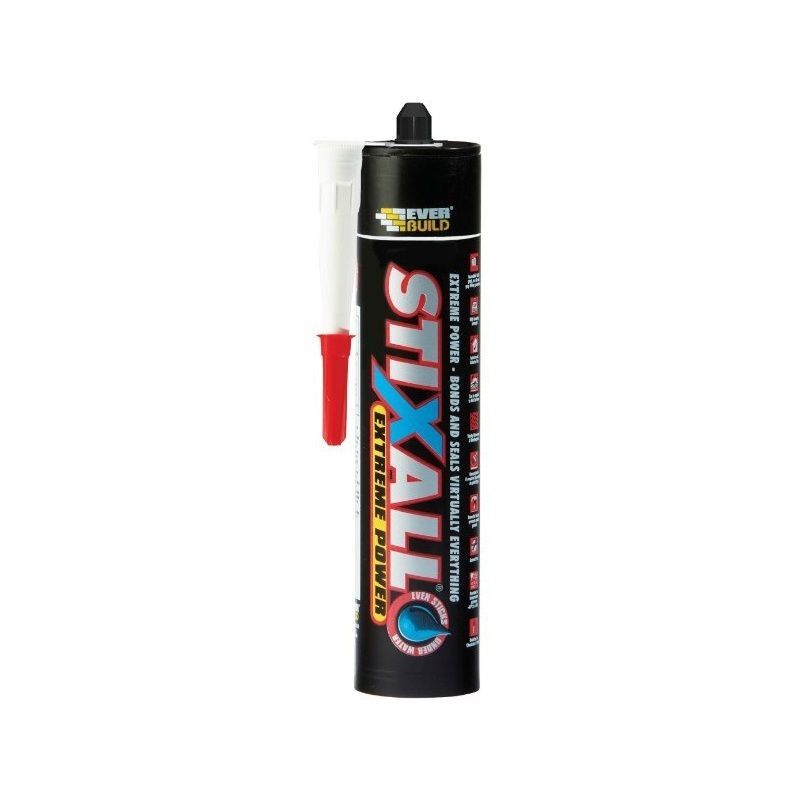Everbuild Stixall Crystal Clear Sealant 290ml Stixclear