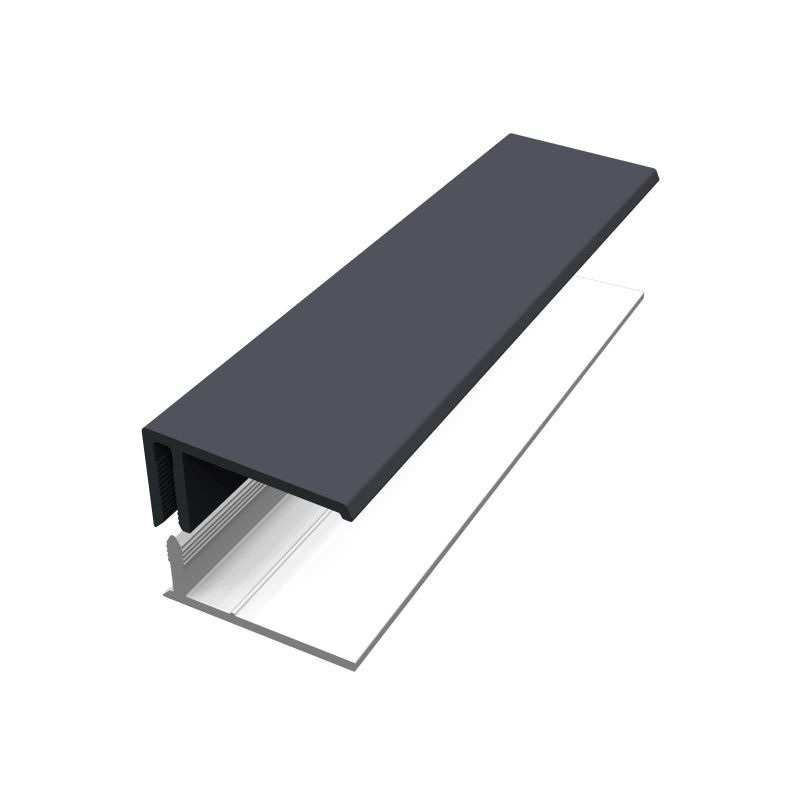 FREEFOAM 2 PART EDGE TRIM 3m DARK SLATE GREY FC301E3SLG