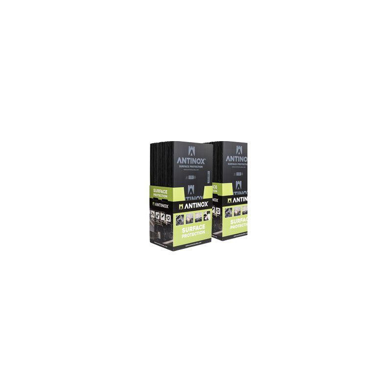 ANTINOX PROTECTIVE BLACK SHEET 1200 x 600 x 2mm PER SHEET 190001