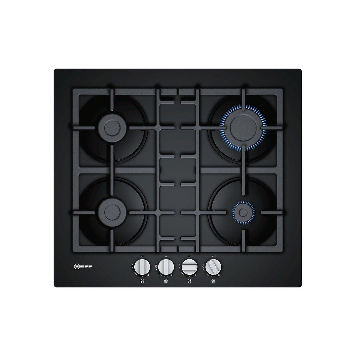 NEFF T26CB49S0 N50 GAS HOB BLACK TEMPERED GLASS