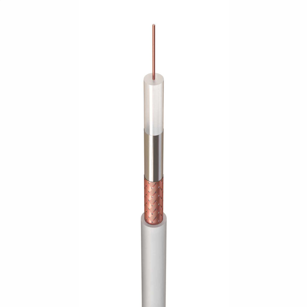 RG6 Satellite Cable White (100m Drum)