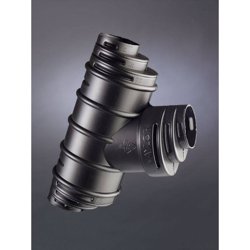 NAYLOR LAND DRAIN PIPE MULTI-FIT JUNCTION 160x160 x60/80/100/150mm COILS 68061
