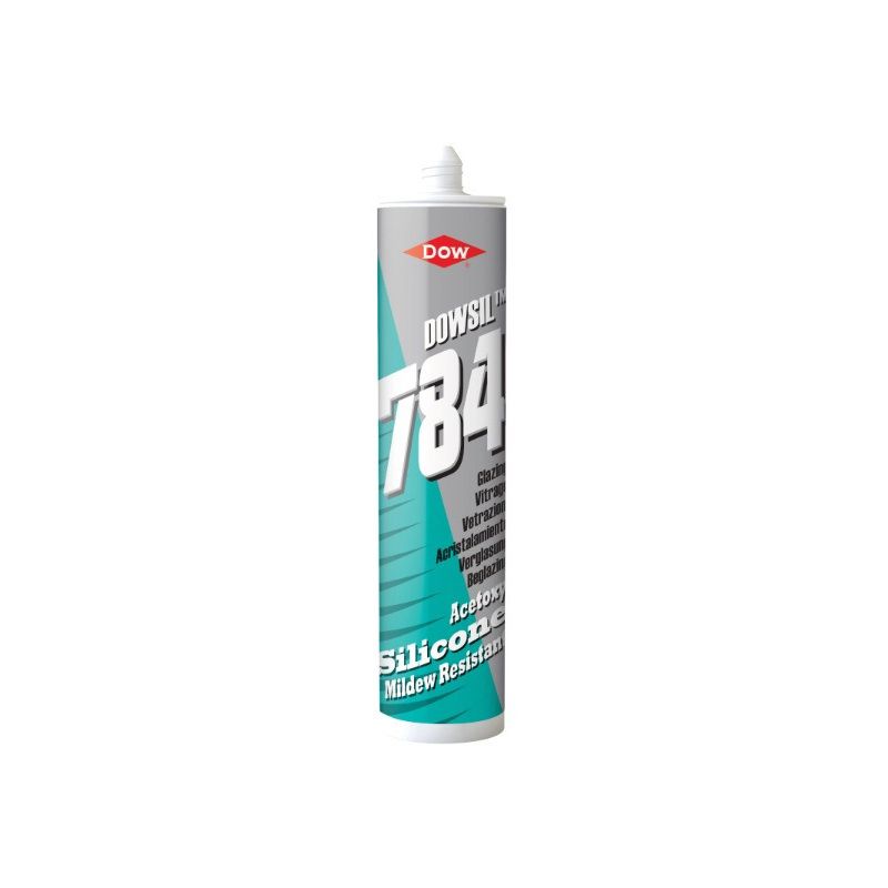 DOW 784 GLASS & GLAZING SILICONE SEALANT CLEAR 3295303