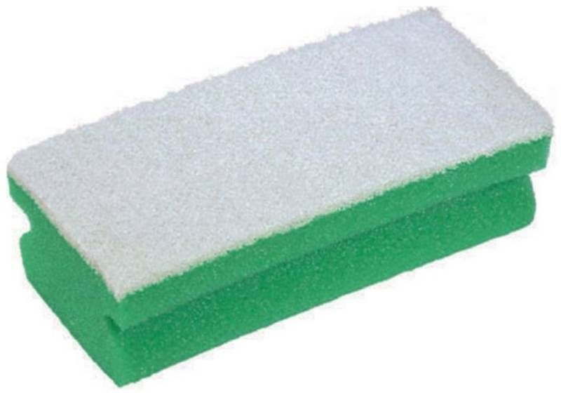 JANGRO EASIGRIP SPONGE SCOURING PADS (PACK 10) GREEN HL005-G