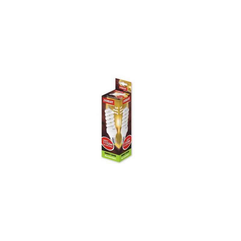 EVEREADY S5153 CFL SPIRAL 20W ES 2700K