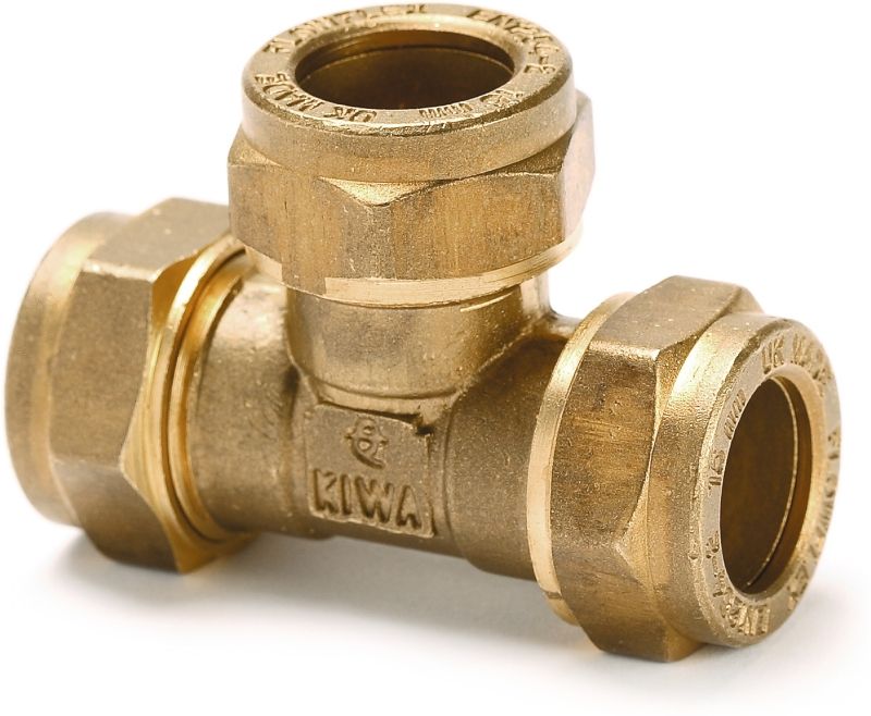 FLOWFLEX COMPRESSION EQUAL TEE 15mm OP701.05