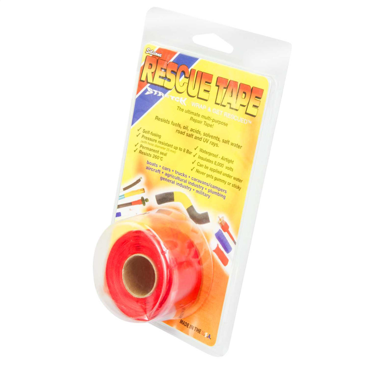 Bond-it 25.4mm x 3.66m Rescue Tape Red