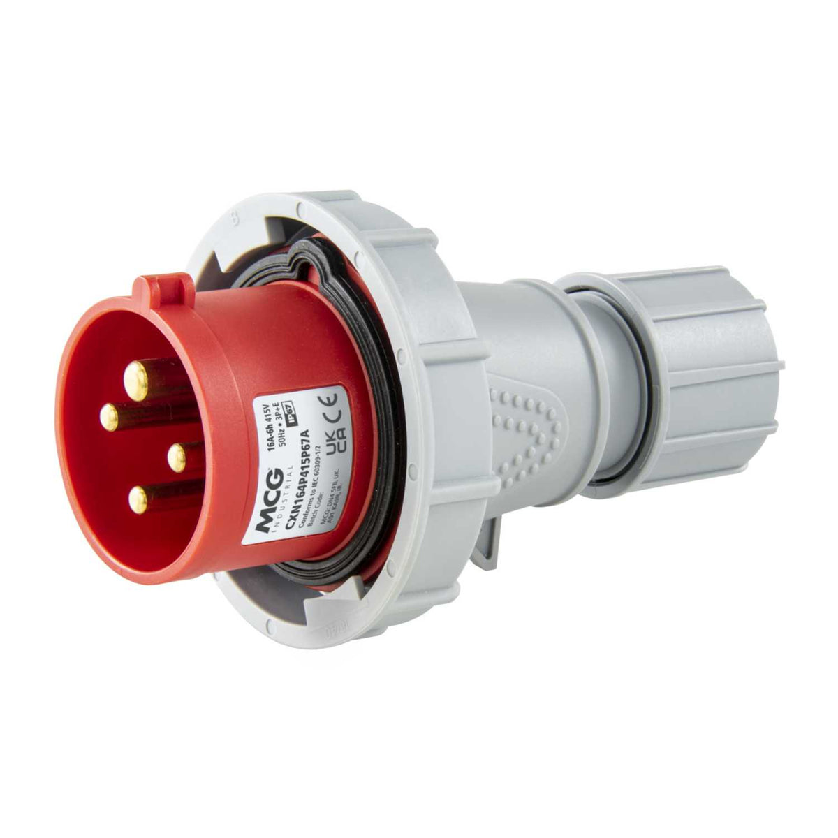 MCG 16A 3P+E 415V Plug IP67