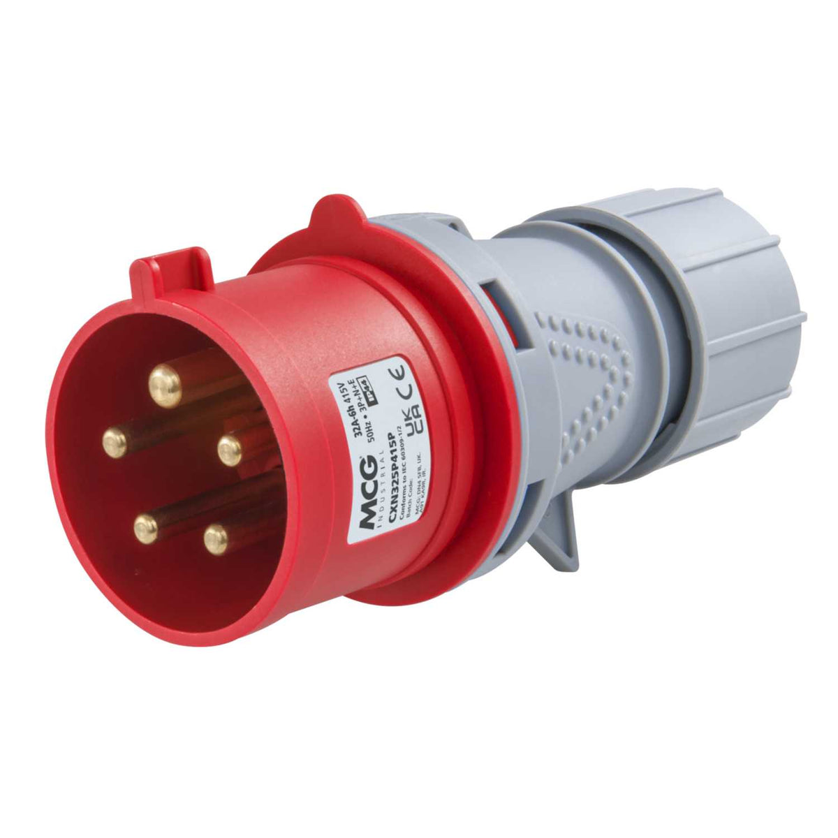 MCG 32A 3P+N+E 415V Plug IP44