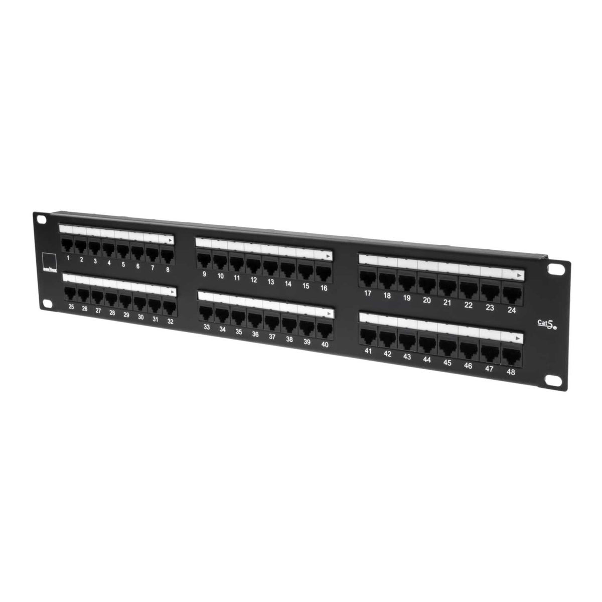 Emitex CAT5e 2U 48 Port Patch Panel