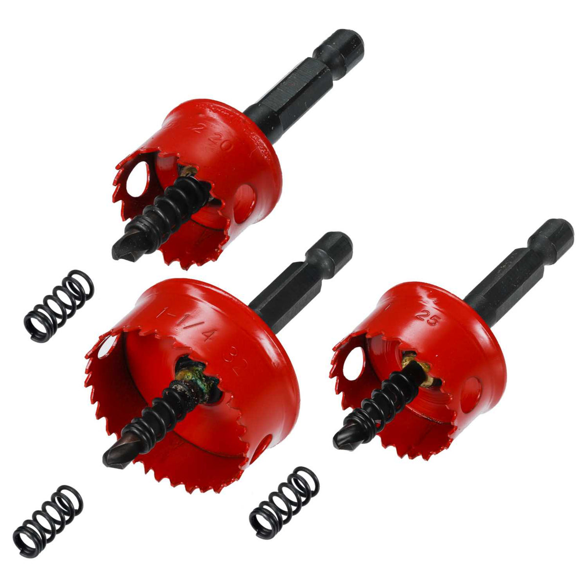 F4P 3 Piece Sheet Steel Bi-Metal Holesaw Kit