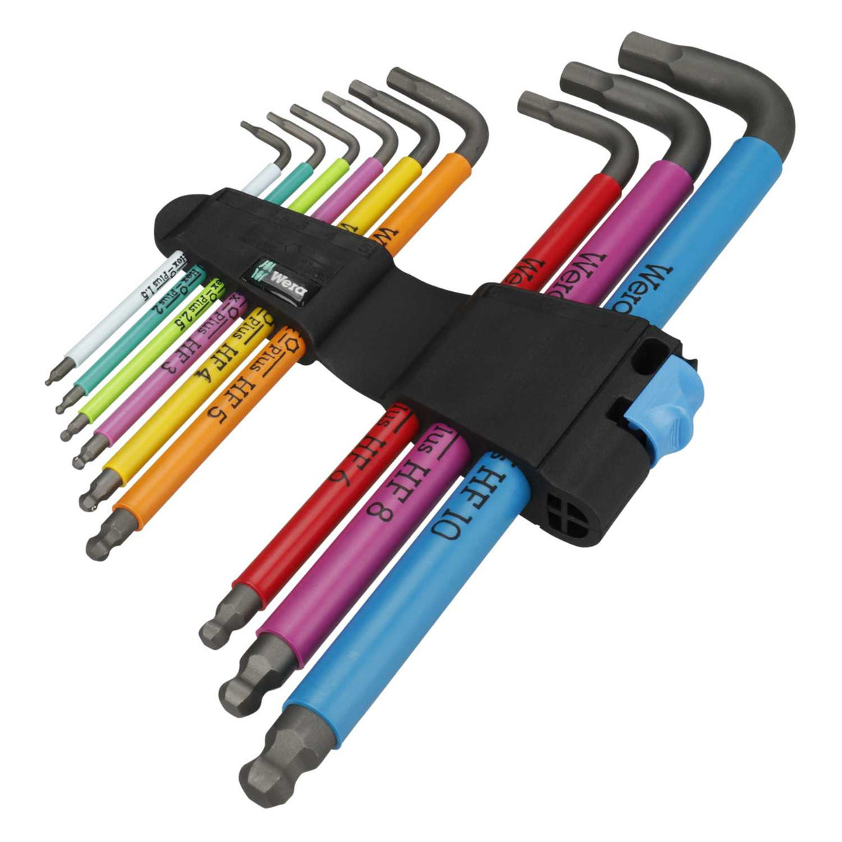 Wera 9 Piece Multicolour Metric Hex-Plus Set