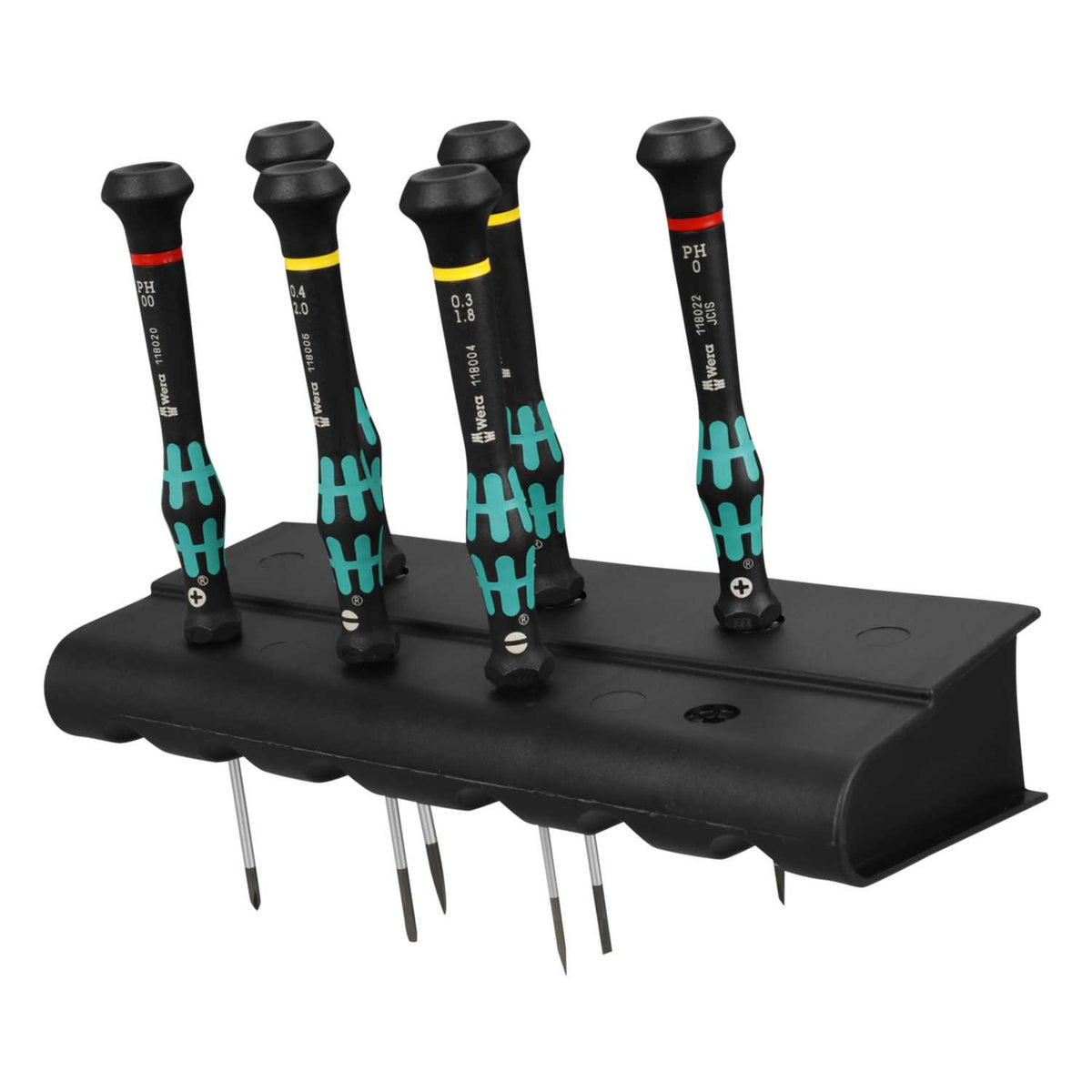Wera 6 Piece Screwdriver Set and Rack