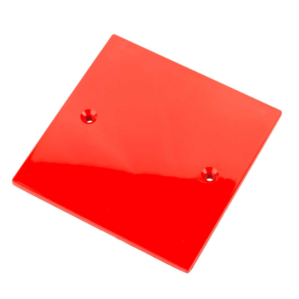 1 Gang Flat Square Lid Red (Sold in 1's)