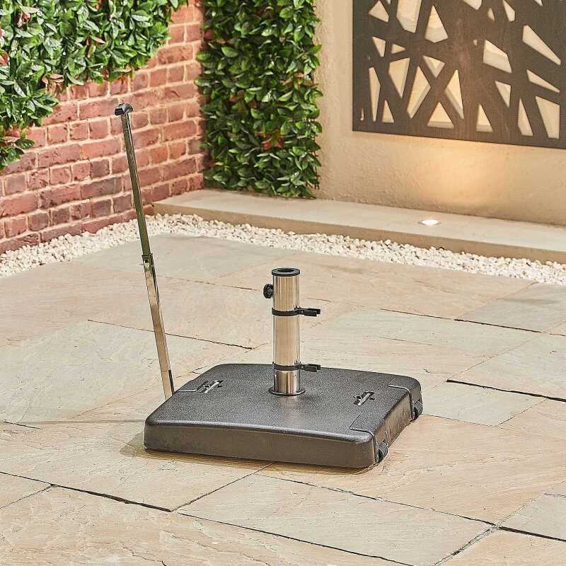 NOVA PARASOL BASE 50kg CONCRETE WITH HANDLES N20802