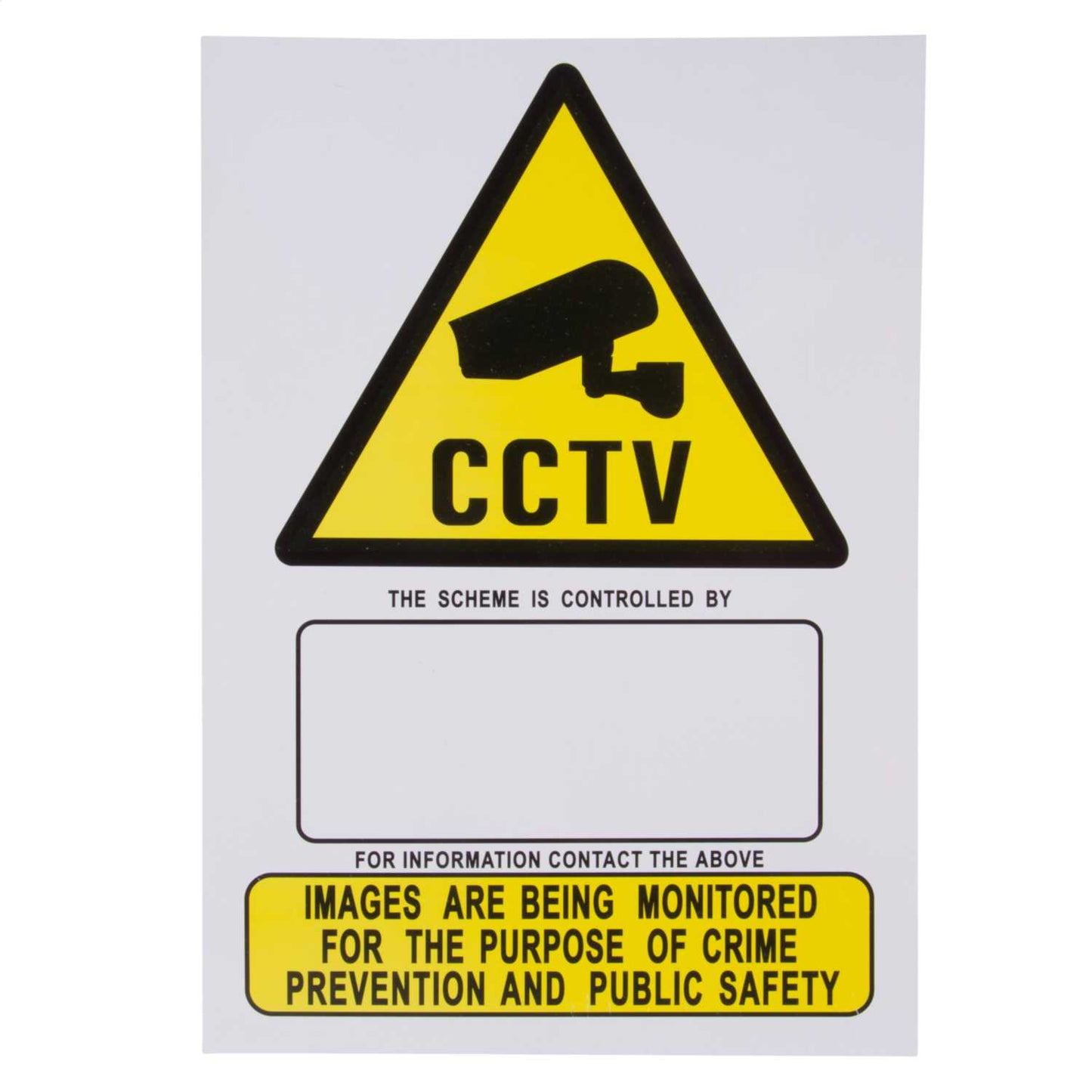Facina A4 Cctv Sign