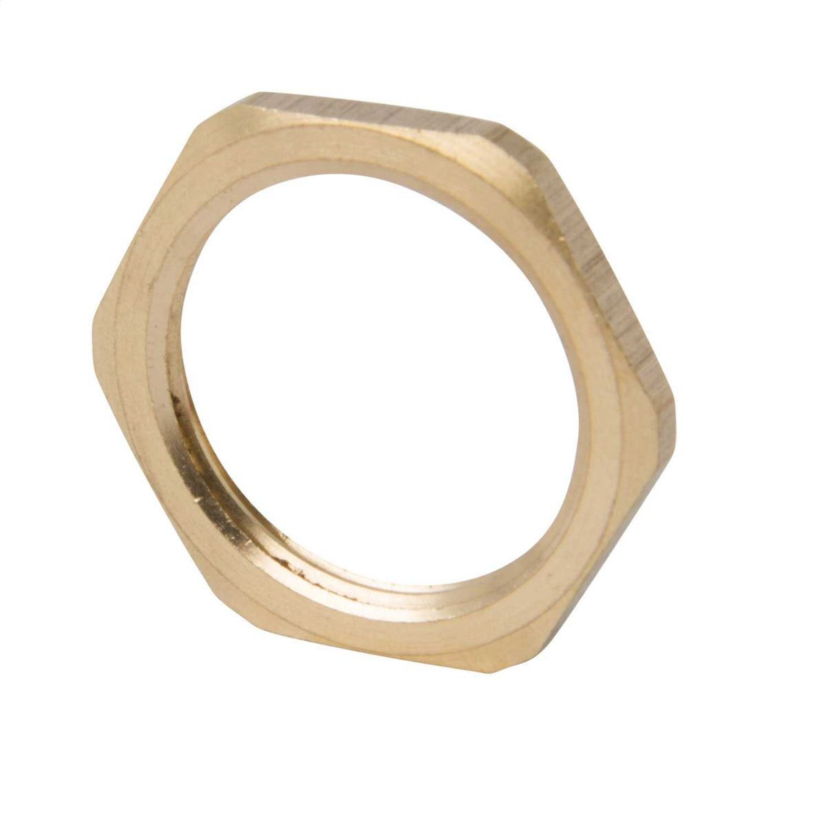 75mm Brass Locknut (Sold in 1's)