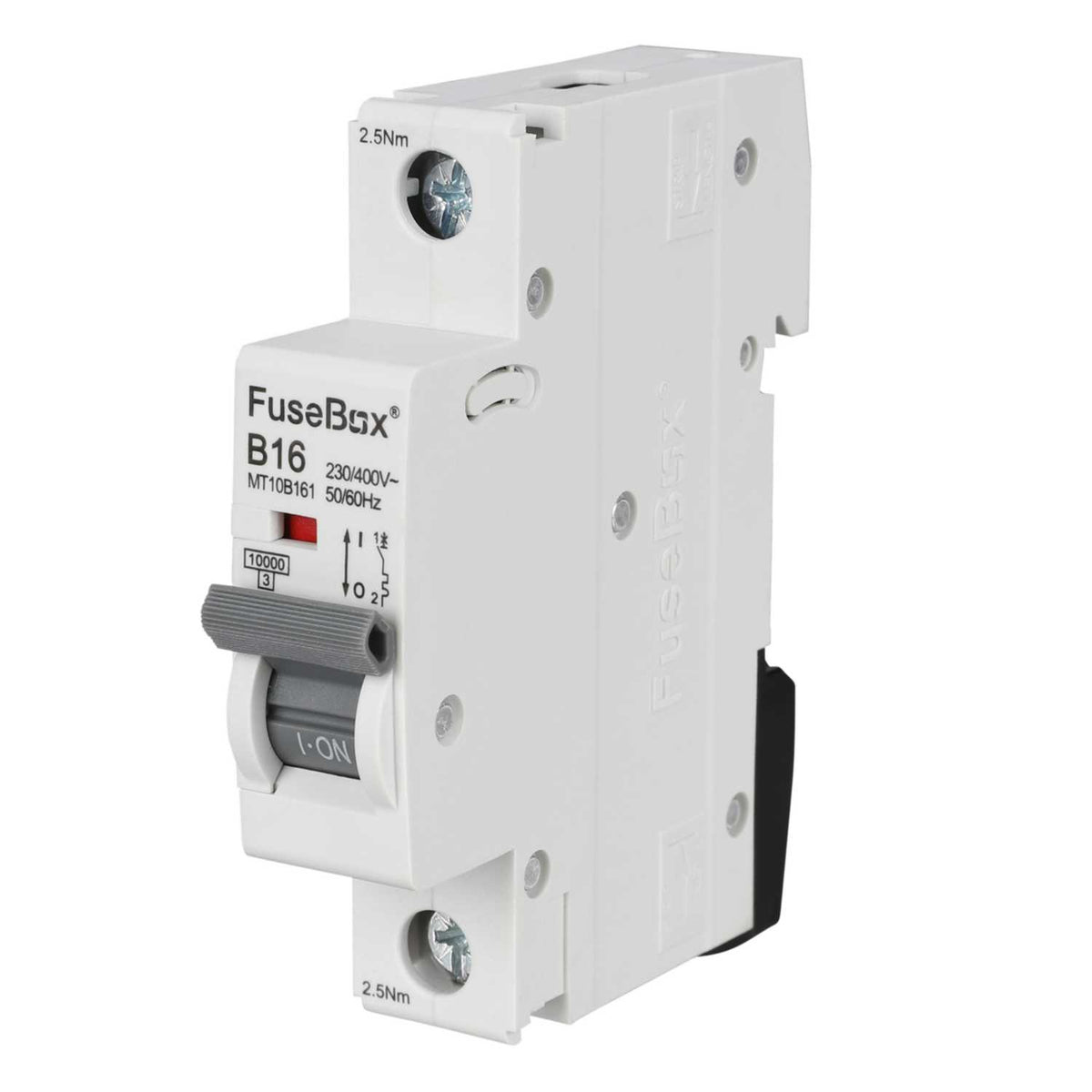 Fusebox 16A Single Pole 10kA B Curve MCB