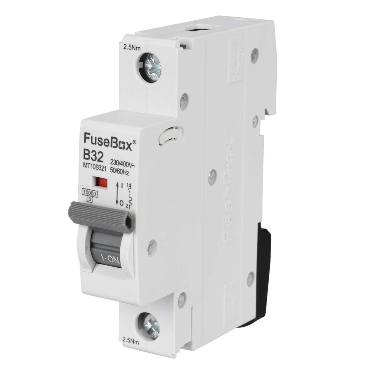 Fusebox 32A Single Pole 10kA B Curve MCB