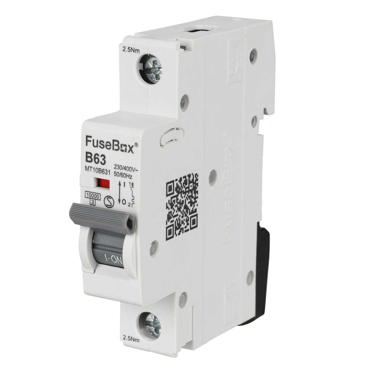 Fusebox 63A Single Pole 10kA B Curve MCB