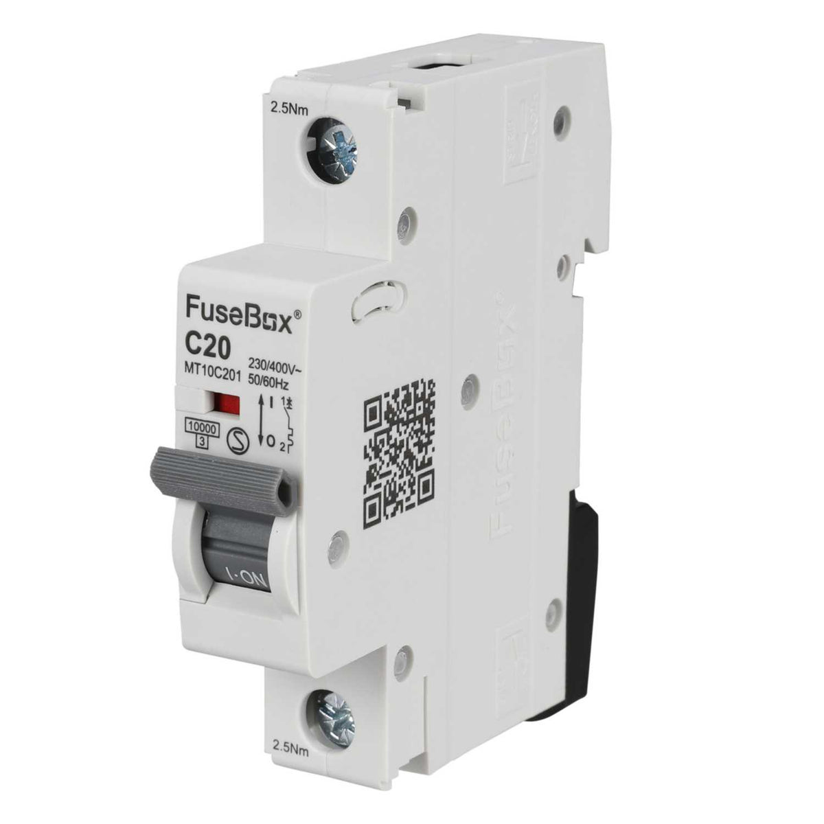 Fusebox 20A Single Pole 10kA C Curve MCB