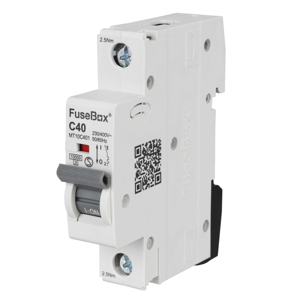 Fusebox 40A Single Pole 10kA C Curve MCB