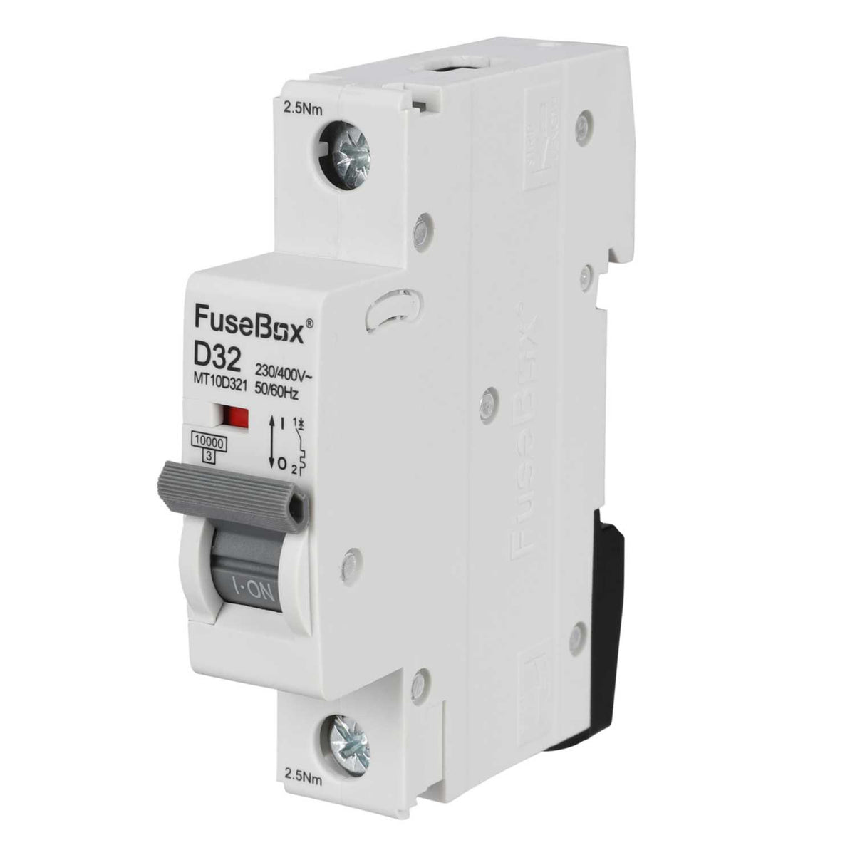 Fusebox 32A Single Pole 10kA D Curve MCB
