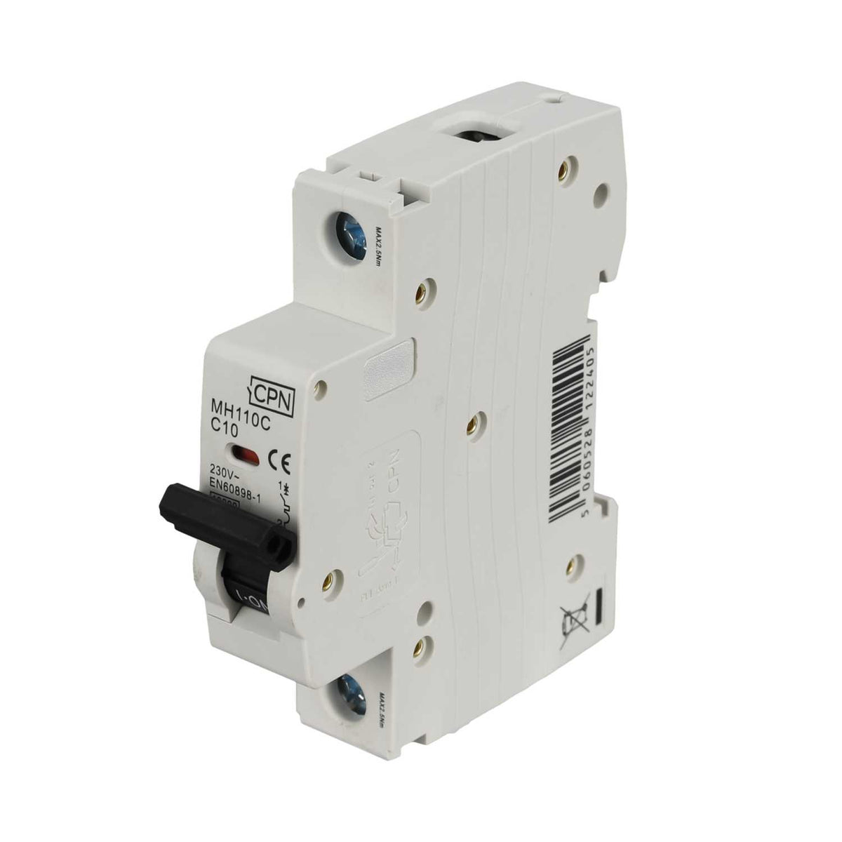 Cudis 10A Single Pole 10kA C Curve MCB