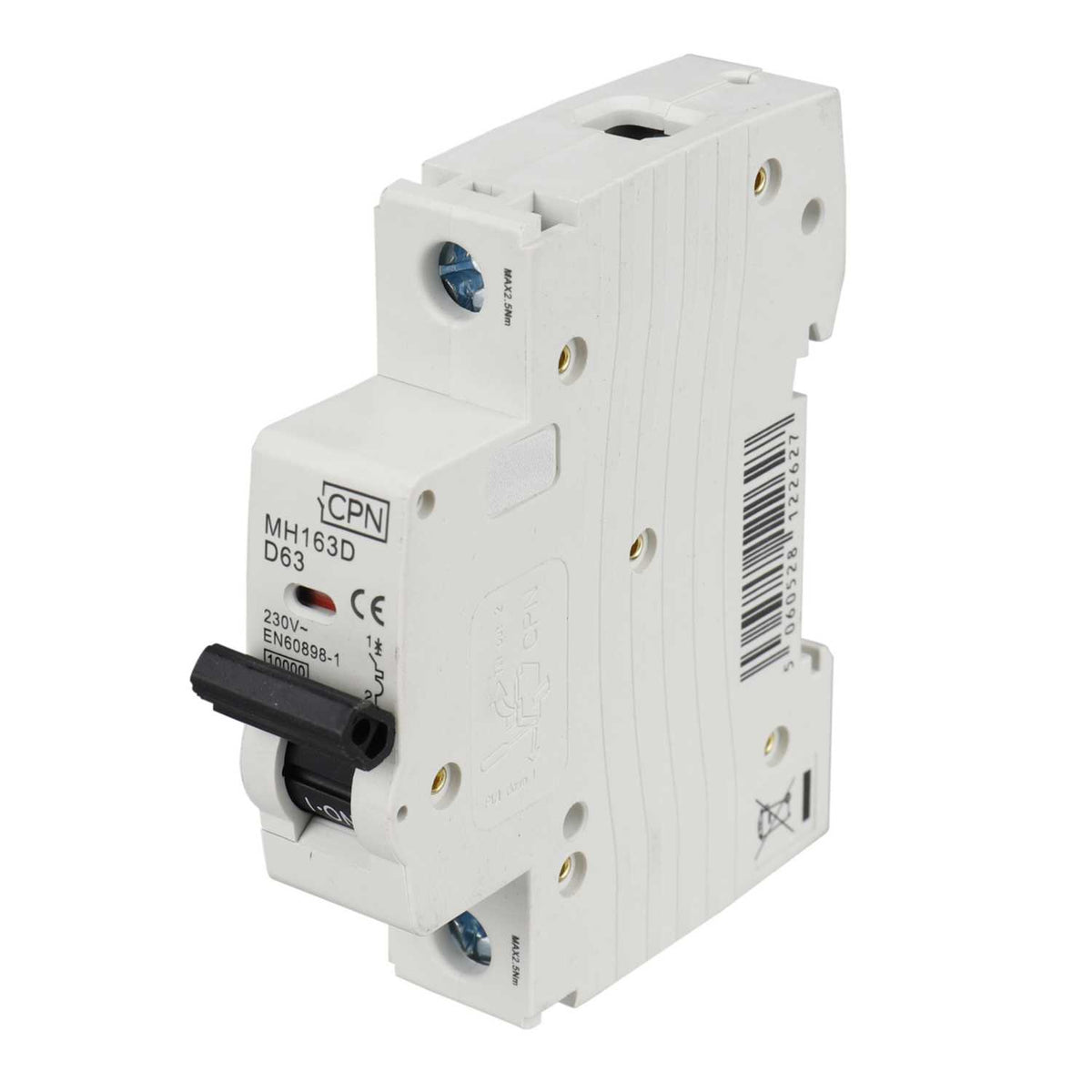 Cudis 63A Single Pole 10kA D Curve MCB