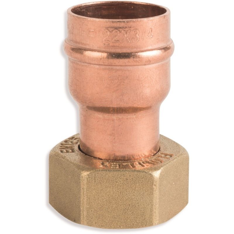 FLOWFLEX SOLDER RING STRAIGHT TAP CONNECTOR 22mm x 3/4" C903SFSR.3