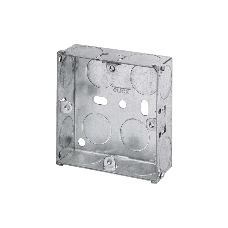 CLICK WA093 METAL BOX 1 GANG 25mm