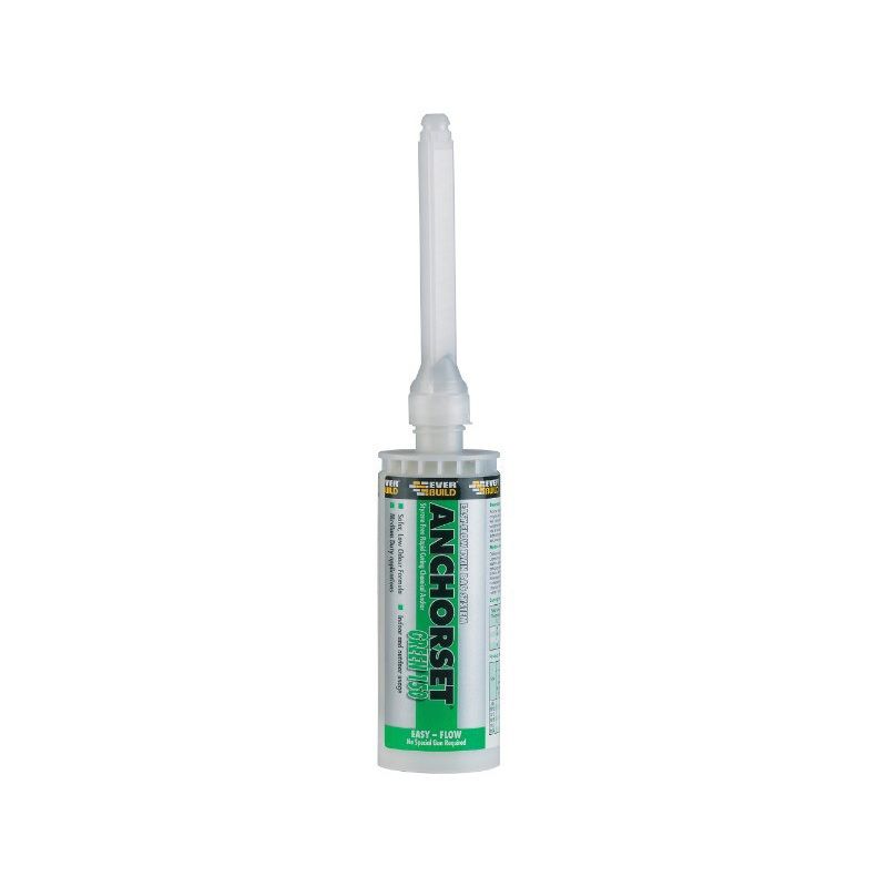 Everbuild Anchorset Chemical Anchor Green Styrene Free 150ml ANCHGREEN150